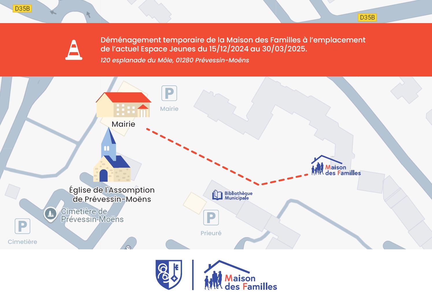 Déménagement temporaire de la Maison des Familles - Ville de Prévessin ...